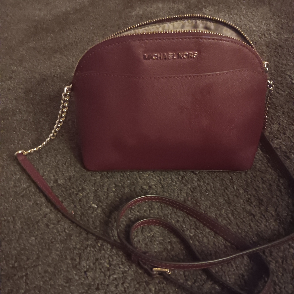Michael Kors Dark Red Crossbody Bag